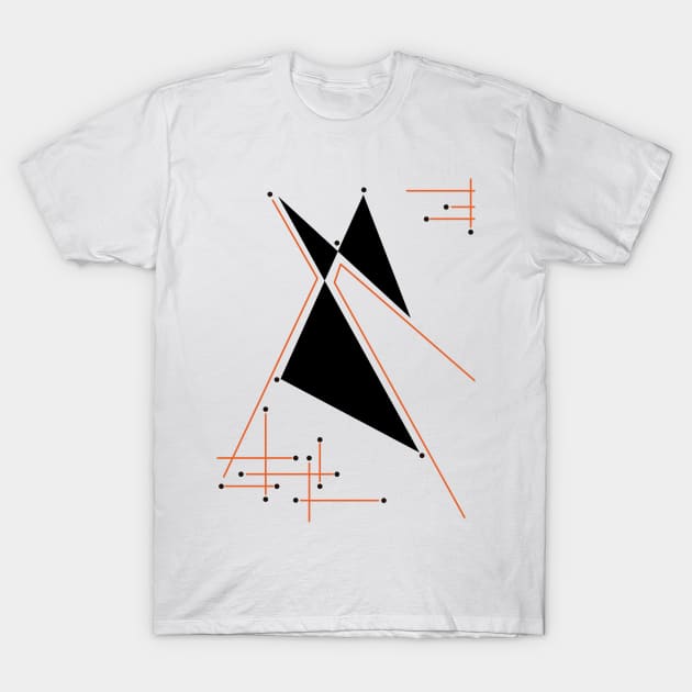 Linear abstract design T-Shirt by Korlasx2